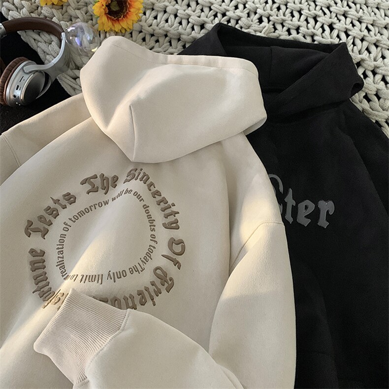 供抖音高品质麂皮绒卫衣男港风宽松字母外套416B-WY670-P58限78,男装卫衣,星座416B-1