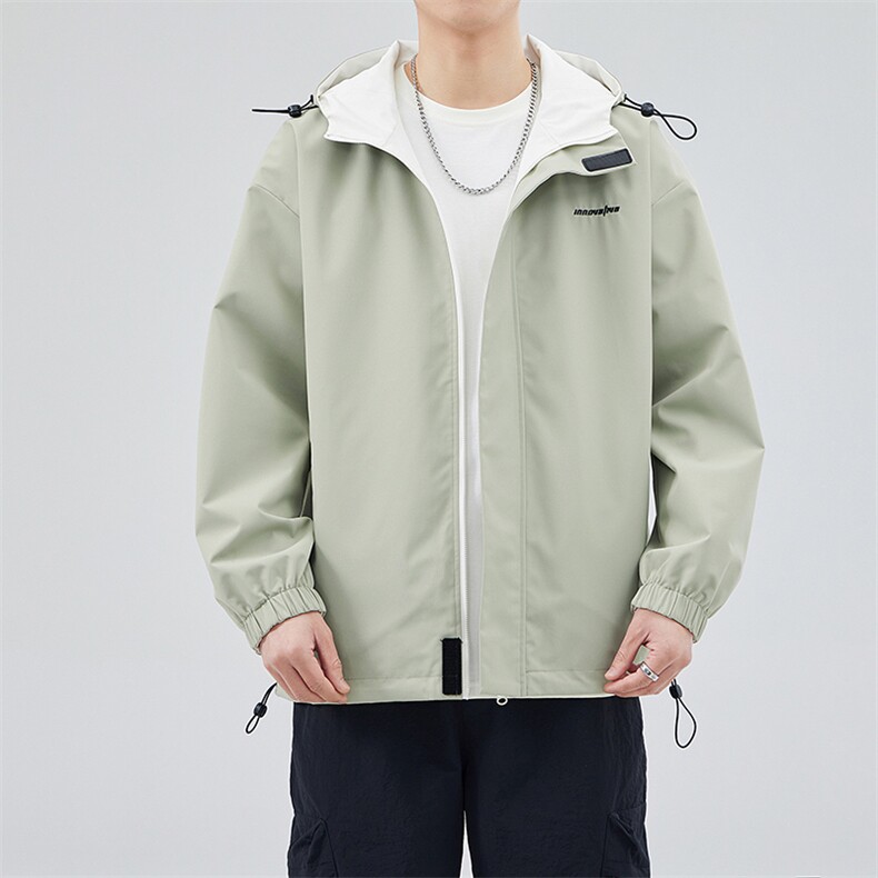 新款现货户外双面穿立领夹克男 冲锋衣外套JK902 -P80图片