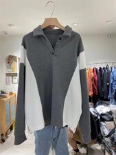 秋冬新款华夫格拼接卫衣，女装卫衣/绒衫，UPUP