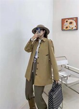 秋装风衣，女装风衣，艾子.抒适