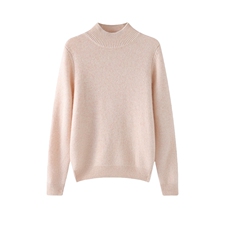 软糯亲肤！冬季半高领羊绒衫女加厚纯色山羊绒宽松毛衣针织打底衫，女装羊绒衫，轩妮羊绒