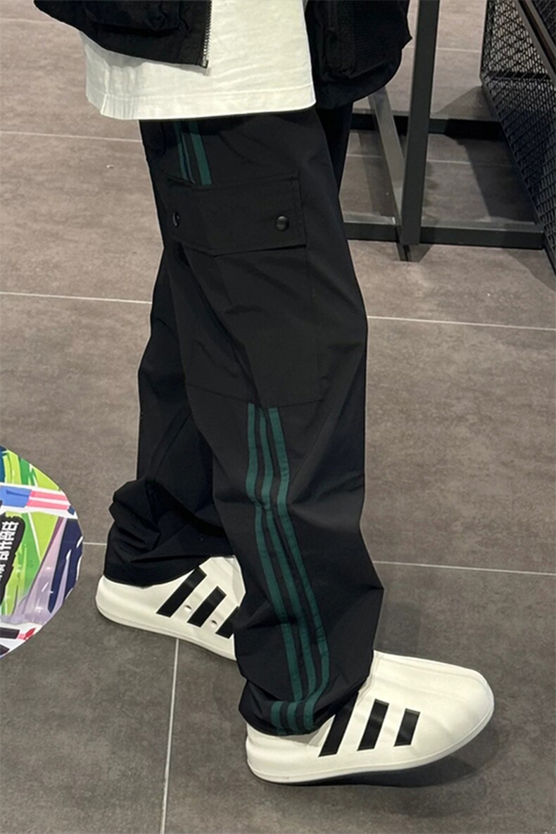 美式三条杠速干工装裤直筒冰丝尼龙伞兵运动裤1007-CCBN04-特P48,男装工装外套,星座1007（原301D）