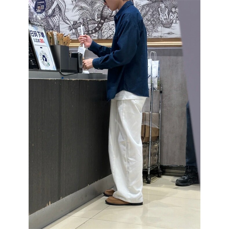 长袖牛仔衬衫GC28-P48控78成分51.3%棉11.4%聚酯纤维37.3%粘纤,男装衬衫,星座1302