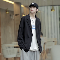 高级感小西装春秋季男士痞帅外套西服217-2-XF2302-P75，男装西服套装，星座217-2