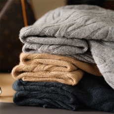 2025年秋季新款百搭男士衬衫领麻花羊绒衫，男装羊绒套衫，麦纱纱羊绒