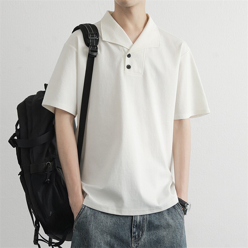 高品质翻领polo衫修身体恤上衣服中青年2026夏季男装小衫,男装Polo衫,星座914