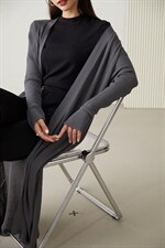 《现货》简约冰丝针织长款开衫，其它，M&VC