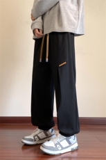 KP719P40港风休闲裤男宽松拖地束脚裤卫裤，男装休闲裤，星座1204-3
