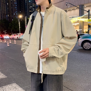 美式复古立领外套男士秋季新款休闲夹克JK02568-P86图片