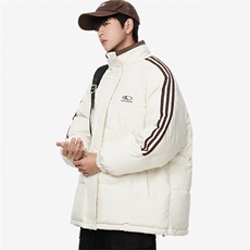 1506/M333/P75加厚男女棉衣情侣条纹立领棉服外套，男装棉衣，星座1506