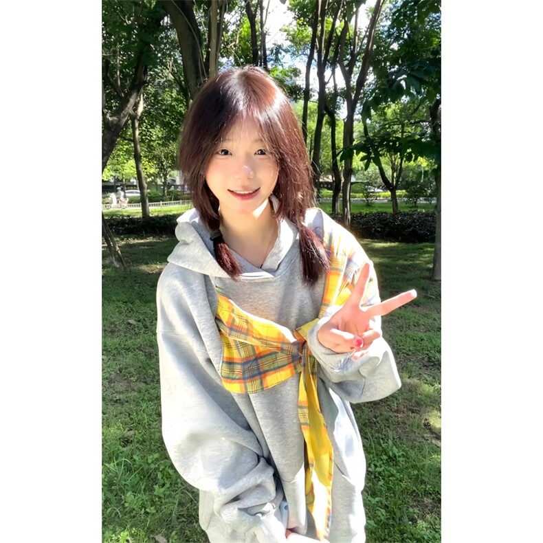 【有货】WY904CC-特P48设计感蝴蝶结连帽卫衣男女同款,男装卫衣,星座1007（原301D）