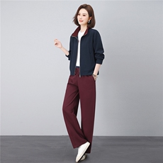 藏青+安哥拉红裤