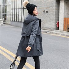 2020冬装新款显瘦时尚棉衣百搭保暖舒适棉服，女装棉衣/棉服，姿萝菲