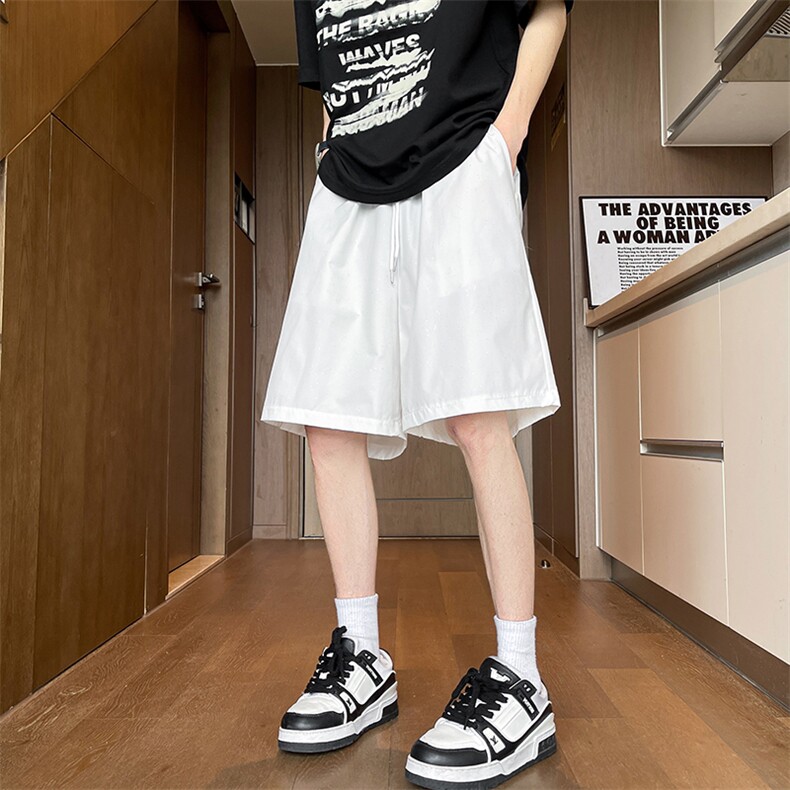 8XL-M特大码夏港风美式高街ins潮牌满天星短裤男五分裤DK1526P16,男装牛仔裤,电商D206-1