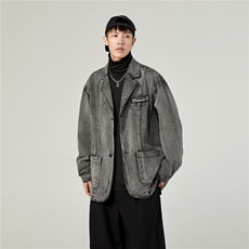 美式牛仔夹克外套潮秋新款J675P70，男装夹克，星座1116-2