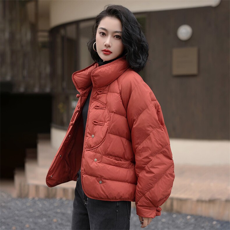 YGYL24冬季新款现货时尚百搭韩版白鸭绒羽绒服,女装羽绒服,阳光伊恋
