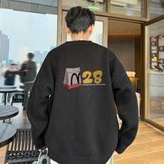 高质量！秋冬季半高领毛衣男士加绒加厚线衣男针织衫男MY180-P45，男装针织衫/毛衣，电商B367