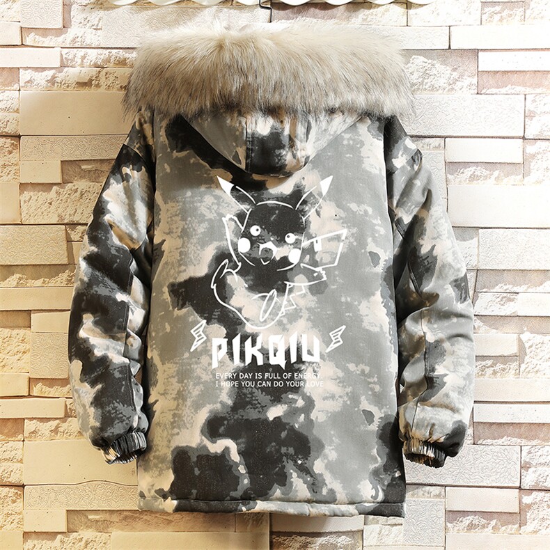 MC49078-P135日系潮衣男大码派克服男工装服外套袄砖墙,男装棉衣,电商A040A