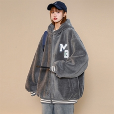 冬装中性风加绒加厚棉衣羊羔绒时尚外套男女同款917-P110控价158，男装棉衣，电商A441-1