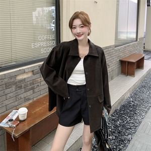 新品 休闲宽松 PU皮外套 5586-P175-K288图片
