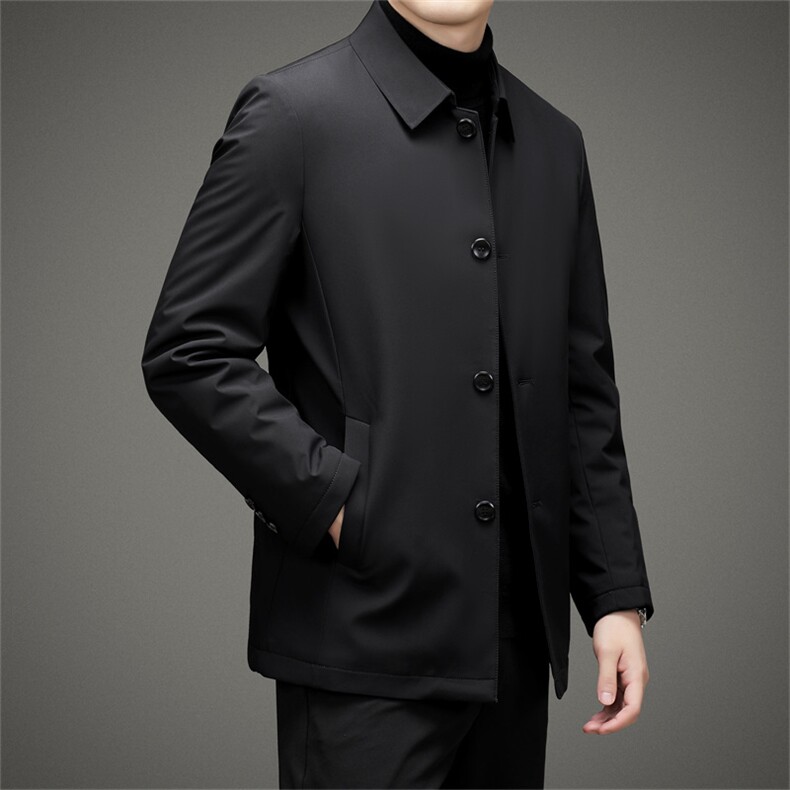BAMJ-8968钱塘2020-2中年男士商务休闲简约冬季厚款羽绒服P160,男装羽绒服,钱塘207-2