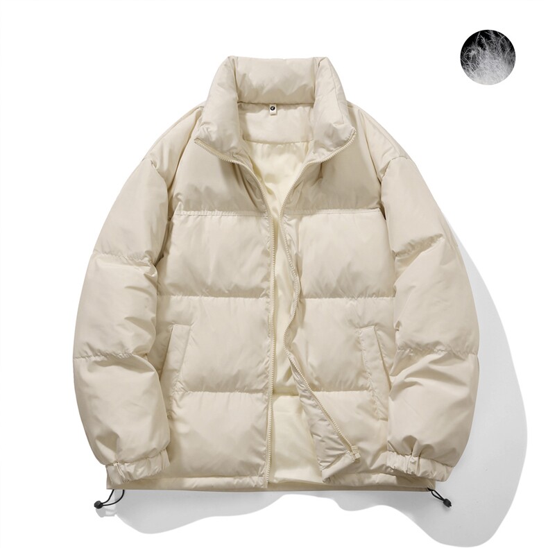 白鸭绒潮流光板抽绳立领羽绒服保暖外套Y5848-P140【特价】，男装羽绒服，电商A007