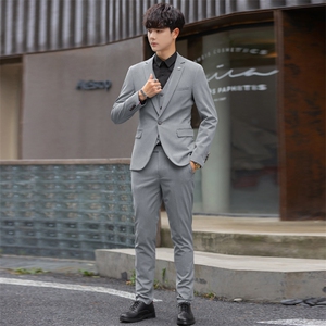 25西装男套装韩版修身两件套商务休闲小西服英伦风礼服9825-p230图片