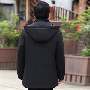 8802/ 父亲棉袄男中长款棉服大码男装外套爸爸棉衣老年人冬装图片