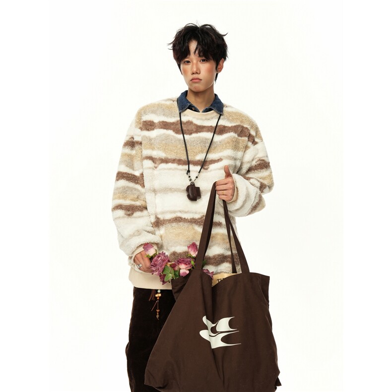 现货-原创秋冬重磅卫衣加绒加厚毛绒拼料卫衣1016-1Y129P59K98，男装卫衣，星座1016-1（原电商B408-1）