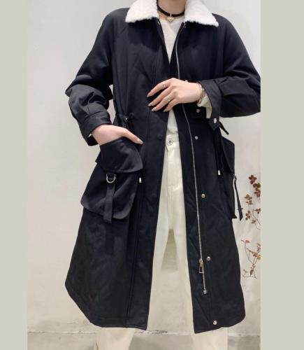 现货长款派克服，女装，香水之恋