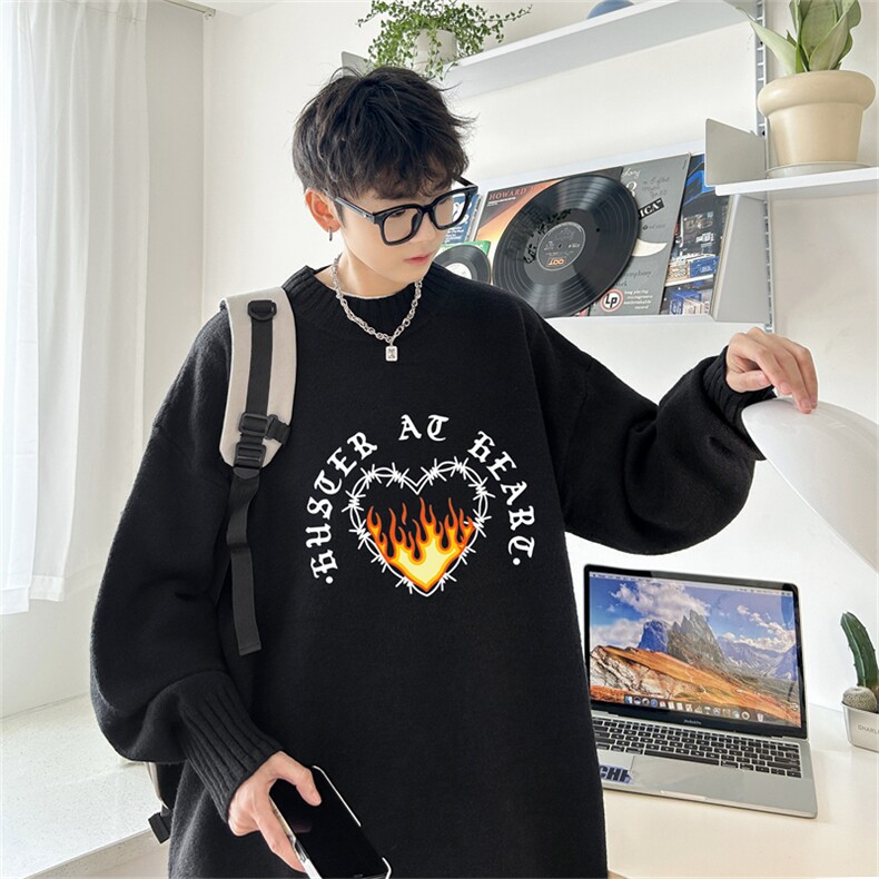 23秋冬季半高领毛衣加绒毛衣针织衫M3356-P45限68加绒55,男装针织衫/毛衣,电商B370
