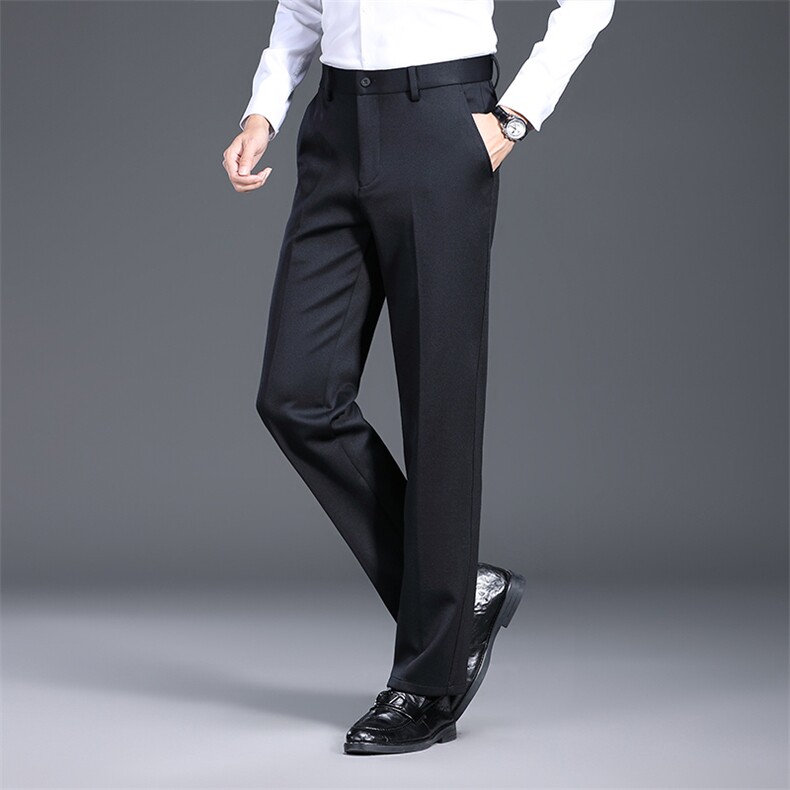 CD6701钱塘2020-2新款中老年男士商务休闲西裤直筒百搭长裤P96,男装休闲裤,钱塘207-2