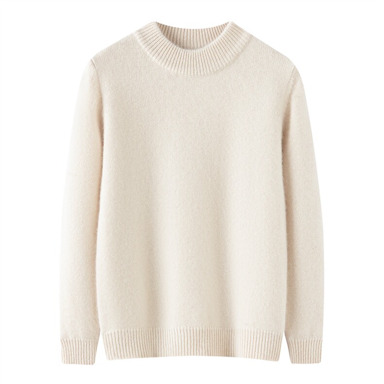 男女通用7针加厚半高春秋冬，童装儿童羊绒衫，奥赛羊绒童装