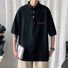 PL57113-P35翻领短袖polo衫男大码胖子半袖t恤男有领保罗衫模特,男装Polo衫,电商A040