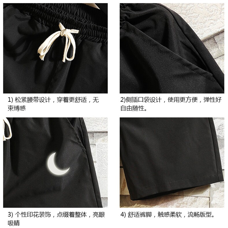DK39055-P15港风休闲短裤男士大码运动五分裤男中裤男马裤砖墙,男装休闲裤,电商A040A