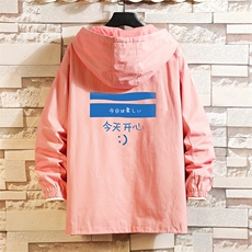 JK41033-P85加棉款-P115纯棉连帽夹克男士大码工装夹克男砖墙，男装夹克，电商A040A