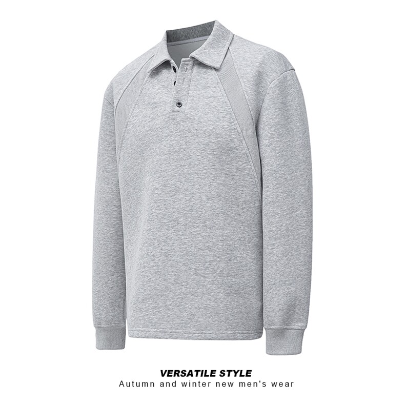 重磅320克拼接翻领卫衣男长袖上衣外套CT168特P30，女装短外套，电商A073