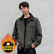 重磅美式水洗做旧工装秋冬新款夹克棉衣外套436-996-P125178，男装夹克，电商A436
