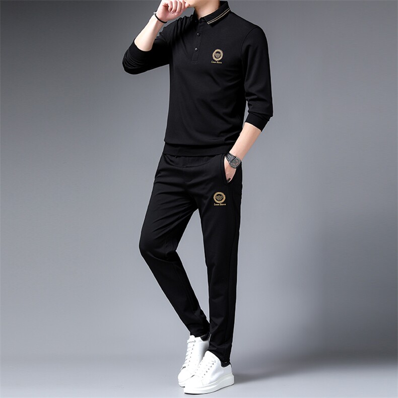 SA9663-2钱塘2020-2中年男士冬季厚款新款商务休闲简约套装P152,男装休闲套装,钱塘207-2