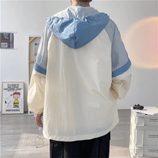 潮流夹克潮男春季连帽外套防晒衣W7013P42，男装夹克，星座1116-2