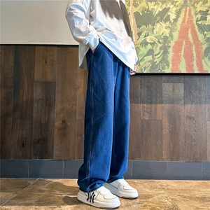 K1220-p30-控59 oversize cleanfit黄泥牛仔裤直筒裤老爹裤长裤图片