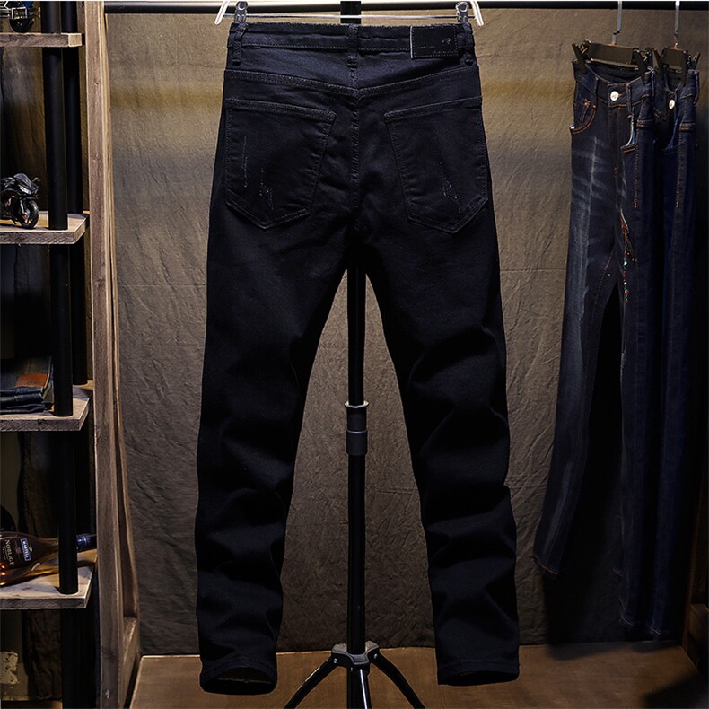 714-3-G030冬春天高端精品新款日系男修身男牛仔裤S,男装牛仔裤,星座1404-3