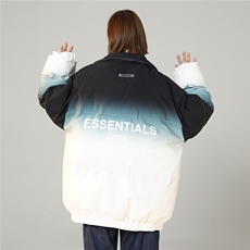 中性风渐变色情侣装男装棉衣宽松棉服冬装加厚外套G1036P128女，男装棉衣，电商A339