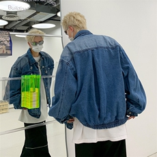 牛仔夹克外套原宿新款流行时尚简约潮男秋冬JK0870-P85，男装夹克，星座308B-1