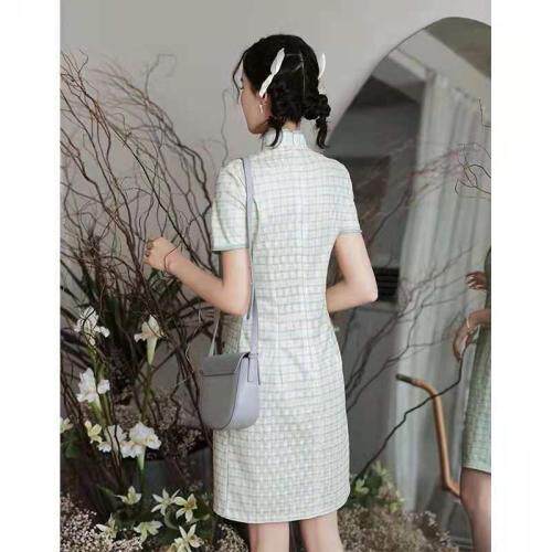 现货韩版旗袍，女装婚纱/旗袍/礼服，春语雨桐