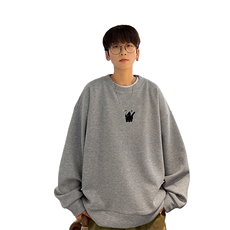 华夫格！华夫格上衣男圆领华夫格卫衣男大码长袖t恤男HY196-P30，男装卫衣，电商B367