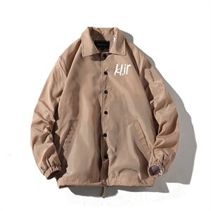 709-JK52-P65 2021春秋款 港风白底休闲运动教练服学生百搭夹克外套图片