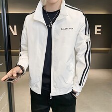 店主风新款夹克外套男春秋休闲百搭时尚立领男士上衣S2208-P90，男装夹克，星座310B-3