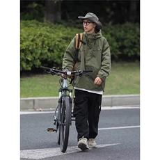 黑色户外冲锋衣外套男春秋季新款防风防水登山服男生休闲工装夹克，男装夹克，星座1210-1