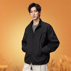 简约立领拉链夹克春季宽松休闲百搭设计感外套XZ309JK8636P85，男装夹克，星座309（原A406）